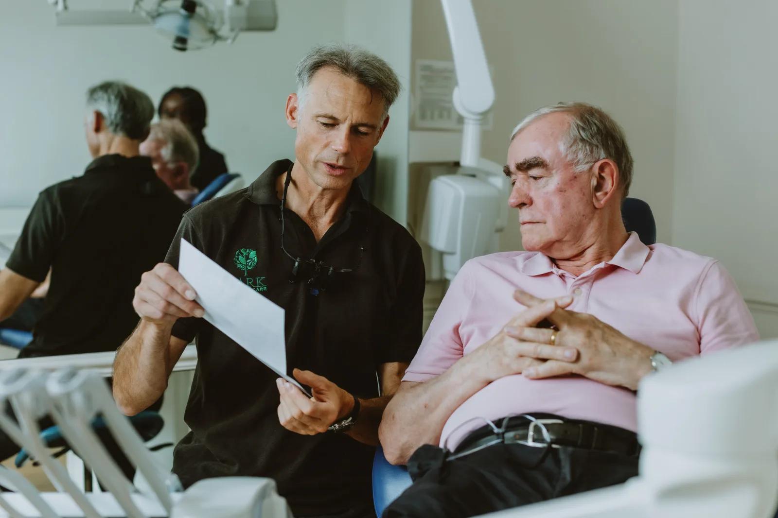 The welcoming reception at Park Dental Care, Nottingham